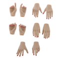 thumbnail image 2 of 5 Modelos de Del Cuerpo Femenino para Accesorio de Hugo Negro 1/6 Manos femeninas de 12 pulgadas, 2 of 9