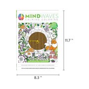 Hinkler Mindwaves Calming Coloring Enchanted Garden for Adults and Teens, 72 Pages