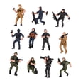 thumbnail image 4 of Yinanstore 11 Pieces Police People Figure Scenes for Sand Table DIY Scenery Centerpiece Style B, 4 of 8
