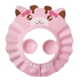 thumbnail image 3 of Toddler Baby Shampoo Cap Adjustable Bath Shield Visor Hat Kids Hair Washing Shampoo Shield Pink 0 Years-8 Years, 3 of 3