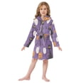 thumbnail image 6 of FORMRS Kids Bathrobe Unisex Hooded Robe Toddler Pajamas Sleepwear, Size 7-9T, Halloween Black Cat, 6 of 7