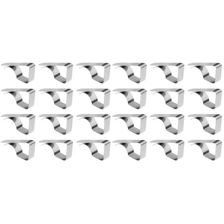 

24 pcs Outdoor Picnic Table Cover Clamps Table Cloth Holders Tablecloth Fixing Clips