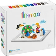 Hey Clay Birds - Colorful Kids Modeling Air-Dry Clay, 18 Cans with Fun Interactive App