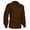 Brown, variant on Men's Fashion Color Bandage Long Sleeve Shirt Gothic Style Casual Blouse