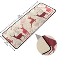 thumbnail image 2 of Kitchen Rugs and Mats Non-Skid Washable Runner Rugs Christmas Cute Reindeer Long 72x24 inch for Floor Cushioned Hallway Entryway Indoor 2x6, 2 of 7