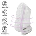 thumbnail image 3 of Women's Slip on Casual Comfortable Work Nurse Flat Shoes White 10, 3 of 9