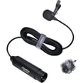 thumbnail image 1 of COMICA XLR Lavalier Condenser Microphone,CVM-V02O Omnidirectional Lapel Lavalier Microphone,Clip on Mic Interview Kit fo, 1 of 7