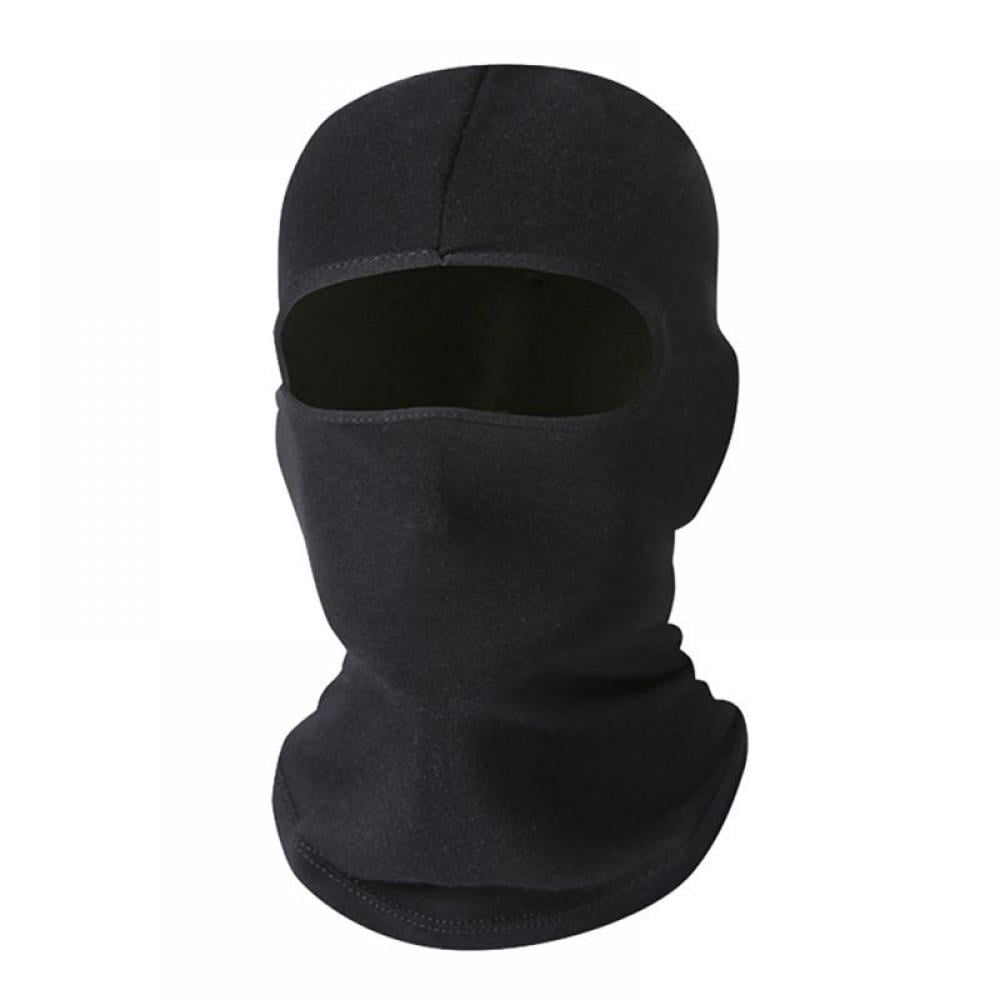 Bib Face Mask Integrated Cold-Proof Hood,Winter Siamese Windproof Hat Winter Knit Set Unisex Warm Wind-Proof cap,Plus Fleece for Comfort And Warmth 