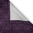 thumbnail image 3 of Ambesonne Eggplant Kitchen Curtains, Swirl Leaf Details, 55"x45", Eggplant Purple, 3 of 3