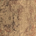 thumbnail image 1 of Ahgly Company Indoor Square Oriental Brown Industrial Area Rugs, 8' Square, 1 of 4