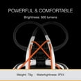 thumbnail image 3 of PETZL, IKO CORE Rechargeable LED Headlamp with Lightweight Headband and 500 Lumens, 3 of 8