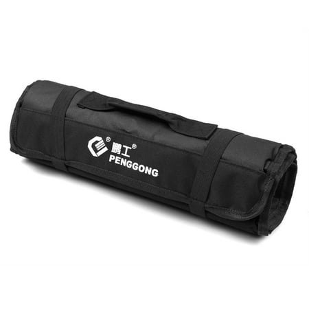 

PENGGONG Tool Bag Organizer Oxford Canvas Chisel Roll Rolling Pounch Wearable & Waterproof Repairing Carrying Handle Bag with Belt for Carpenter Hammer Electrician Tools