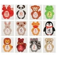 thumbnail image 1 of Pegatina, 12 piezas, pegatina mensual para bebé recién nacido, pegatina para el mes del bebé, diseño elevado, 1 of 14