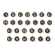 thumbnail image 5 of 10 Uds. Colgante del alfabeto inglés de 12mm, dijes esmaltados, letra inicial para fabricación de joyería hecha a mano, accesorios para pulseras y pendientes DIY, 5 of 5