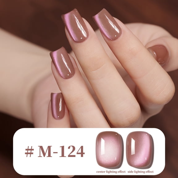 XEIJAYI 15ml Holographic Magnetic Cat Eye Gel Polish - Reflective Shimmer Nail Art With Alcohol-Free/LED Soak-Off Gel For Salon & DIY, Japanese-Korean Style Nail Designs, Nail Care, DIY Nail Design