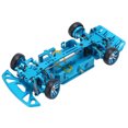 thumbnail image 3 of Châssis RC, Cadre Assemblé pour Voiture RC Haute Précision avec Roues pour Voitures RC 1/28 Bleu, 3 of 8