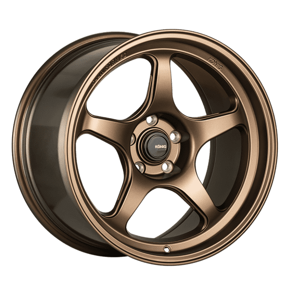 Konig Hyperspec 18x10.5B 5x114.3 ET22 Matte Bronze Wheel (Knurled Bead)