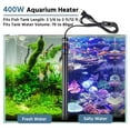 thumbnail image 2 of AquaBasik Titanium Aquarium Heater Fish Tank 400W Submersible Thermostat Intelligent LED, 2 of 9