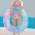 thumbnail image 4 of Starry Sky Flashing Swim Ring Summer Pool Inflatable Swimming Tube with Waterpro, 4 of 5