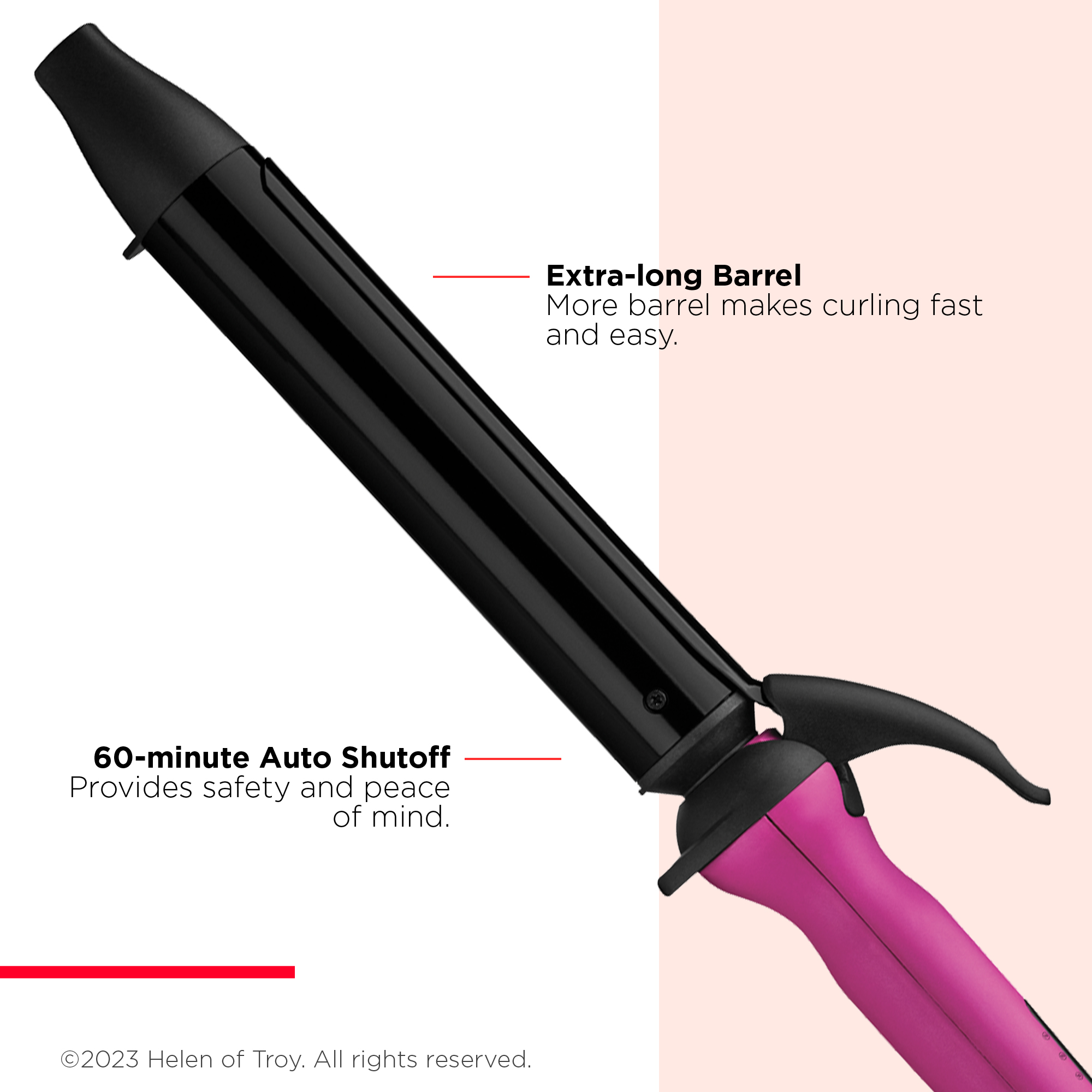 Revlon Easy Heat 1.25 Inch Precision Curling Iron photo 2
