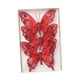 thumbnail image 2 of Decoración navideña de mariposas en 3 partes, adorno de mariposas, mesa decorativa rojo, 2 of 9