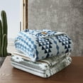 thumbnail image 5 of Wrangler Westin Blue Twin Blanket, 5 of 9