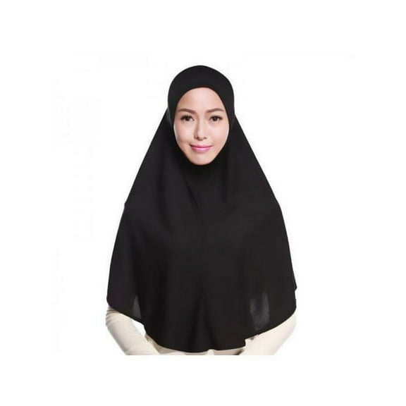 Lavaport Womens Muslim Hijab Scarf Head Shawls,Black