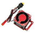 thumbnail image 3 of Car Cooling Fan Motor Sistema de disipador Motor Ventilador de refrigeración para 8 Car Crawler Buggy Truck Rojo Yotijar Disipador de calor del ventilador de refrigeración, 3 of 9