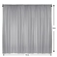 thumbnail image 2 of Your Chair Covers - Voile Sheer Drape/Backdrop 12 ft x 116 Inches Silver, 2 of 2