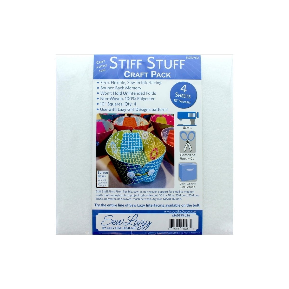 Face It Soft Fusible Interfacing by Lazy Girl Designs