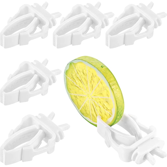 6 piezas jaula para pájaros soporte para comida loro frutas vegetales Clips pájaro