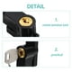 thumbnail image 3 of WASHWEPE 1Jgo Kit De Cerradura Para Corredizas Tipo Negro Para Seguridad En El Hogar, 3 of 7