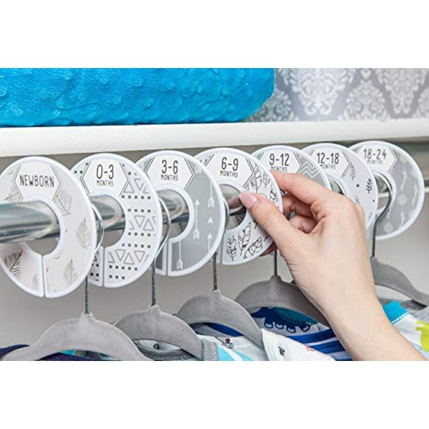 Baby hangers hotsell with months