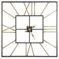 thumbnail image 1 of Ashley Furniture Signature Design - Thames Wall Clock - Contemporary Glam - Black/Gold Finish, 1 of 2