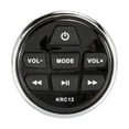 thumbnail image 3 of Kicker Weather-Resistant Marine Bluetooth USB RCA Stereo Receiver w/Remote Bundle with (QTY 4) 8" 2-Way 300W Max Coaxial Marine LED Speakers w/ Charcoal Grilles, 50-Ft 16-Gauge Wire, Antenna, 3 of 7