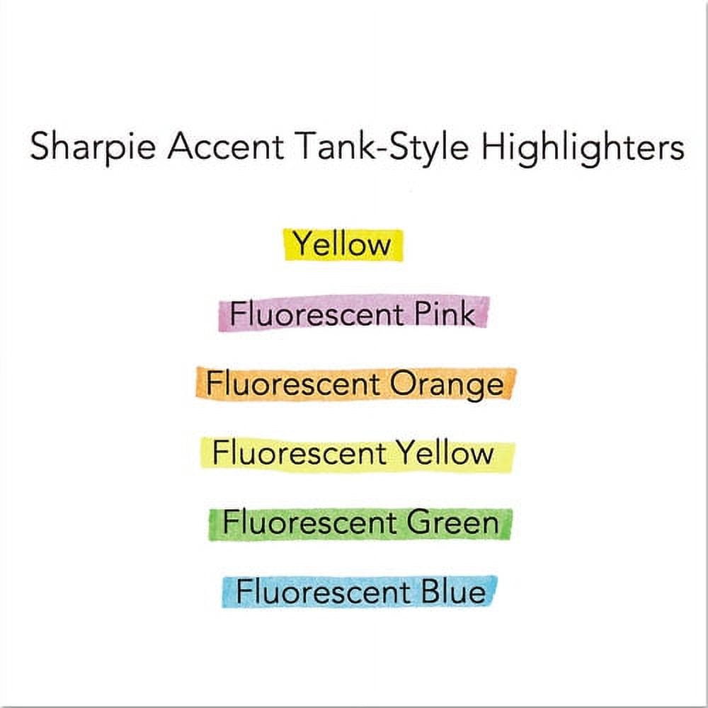 Tank Style Highlighters With Open-Stock Box, Assorted Ink Colors, Chisel Tip, Assorted Barrel Colors, Dozen | Bundle of 2 Sets