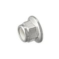 thumbnail image 4 of Uxcell M5 Nylon Insert Hex Lock Nuts with Flange, 304 Stainless Steel, Plain Finish, 15 Pack, 4 of 5