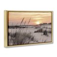 thumbnail image 3 of Stupell Industries Peachy Seashore Sunset Gold Framed Floater Canvas Wall Art design by Mike Jones, 17 x 25, 3 of 9