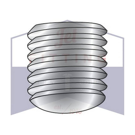 3/8-16 x 3/4" Oval Point Socket Set Screws | Alloy Steel | Coarse Thread | Black Oxide | Imported (Quantity: 25)