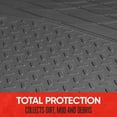 thumbnail image 5 of Motor Trend Heavy Duty Utility Cargo Liner Floor Mats for Car Truck SUV, Universal Trimmable to Fit, Foldable, Cargo & Trunk All Weather Protection, Gray (MT-786-GR), 5 of 8