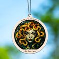 thumbnail image 6 of Medusa Stained Glass Suncatcher Ornament – Holiday Ornament with Text for Loved Ones, Family & Friends, Christmas 2025 Decoration, 6 of 6