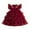 a-Red19569, variant on Girls Dress Toddler Girls Gold Star Print Tiered Tulle Dress Ruffle Short Sleeve A Line Midi Dress For Party Daily Wear
