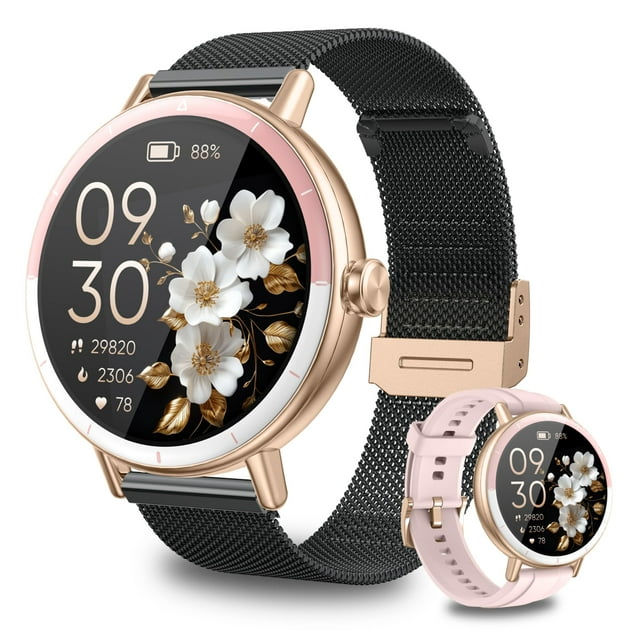 Reloj inteligente KEEPONFIT Touch Fitness Tracker de 1,27 pulgadas que llama