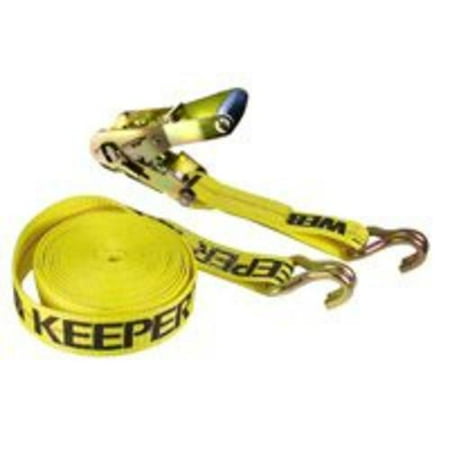 

Keeper Keeper 04622 Double J Hooks Ratchet Tie-Down 2 x 27 Yellow