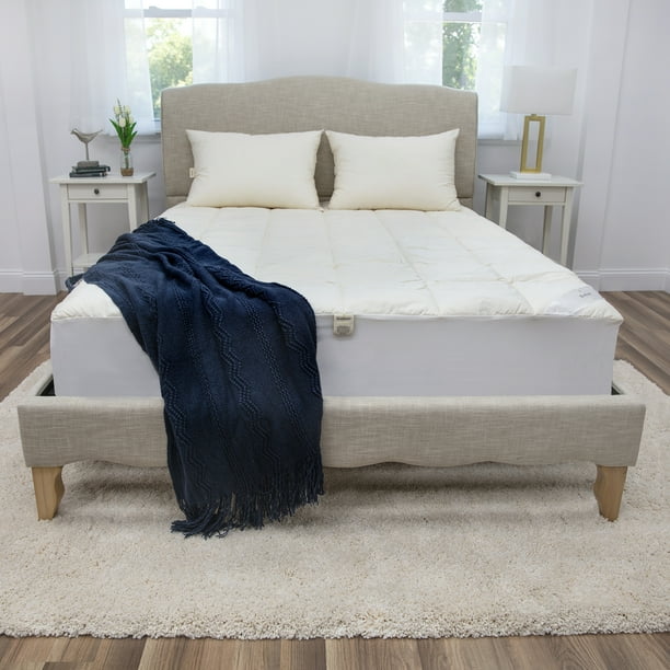 MaryJane's Home 300 Thread Count Organic Cotton Mattress Pad Walmart