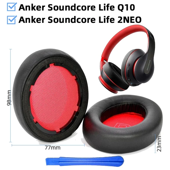 Ear Pads for Anker Soundcore Life Q10 Q20 Q30 Q35 Headphones Replacement Soft Protein Earpads Earmuffs Ear Cushion Cover