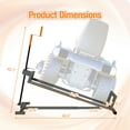thumbnail image 2 of LZBEITEM Lawn Mower Lift Jack - 882 lbs Capacity for Tractors and Zero Turn Lawn Mowers, 2 of 11