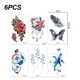 thumbnail image 2 of Tatuajes temporales para mujeres, adolescentes y niñas (36 hojas), tatuaje temporal para fiesta en la piscina en la playa de verano, 2 of 6