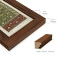 thumbnail image 2 of Nouveau Decorative VI - Framed Print w/glass - Chestnut, 2 of 8