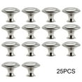thumbnail image 2 of JTWEB 1/10/20/25pcs Kitchen Cabinet Knobs Pulls Brushed Nickel Cabinet Knobs, Drawer Dresser Handles Cupboard Door Heavy Knobs, Kitchen Cabinet Hardware with Screws for Bathroom Drawer Silver, 2 of 9